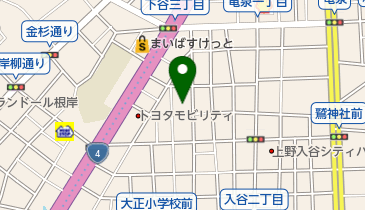東京土建一般労働組合台東支部の地図画像