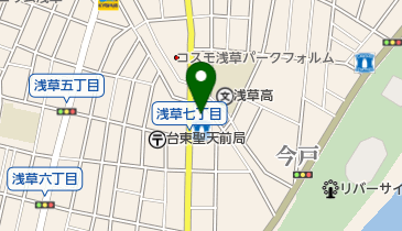 大日ゴム株式会社浅草出張所の地図画像