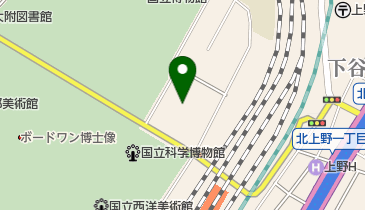 寛永寺 輪王殿の地図画像