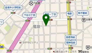 正燈寺の地図画像