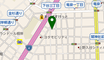 弁天会館の地図画像