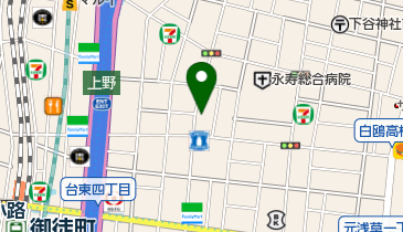 ハナ信用組合 上野支店の地図画像