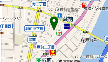 藏前神社の地図画像