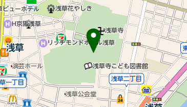 木村家本店人形焼の地図画像