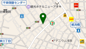 ビューティーサロン・フジノの地図画像