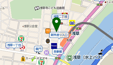 エイブルネットワーク浅草店の地図画像