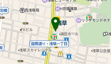 デリカぱくぱく浅草店の地図画像
