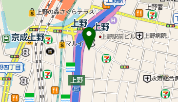 日本生命保険相互会社 ライフプラザ上野・ご来店窓口の地図画像