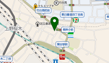 萩の湯の地図画像