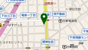 市川理容店の地図画像