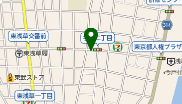 スガヰ理容室の地図画像