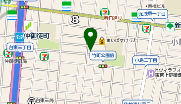 タナカバーバーの地図画像