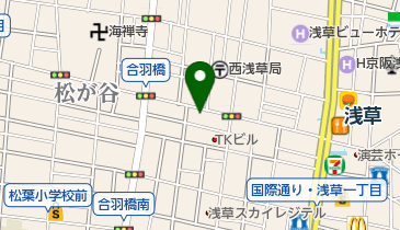 ときわ食堂の地図画像