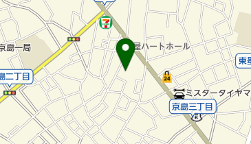 伸栄工業株式会社の地図画像