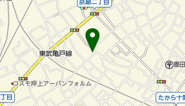 有限会社ワクイの地図画像