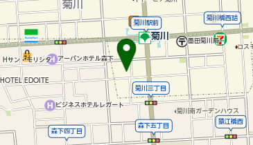 菊二会館の地図画像