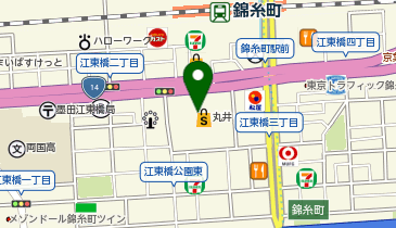 ぷりずむ館錦糸町店の地図画像