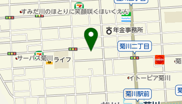 ダスキン鳥越の地図画像