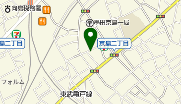 有限会社佐久間製作所の地図画像