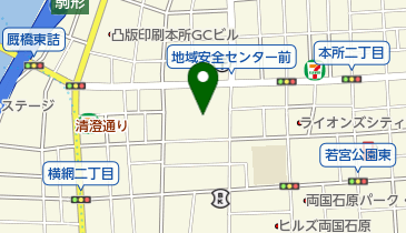 天理教 大教会 東本の地図画像