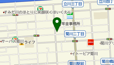 東京開発ゴム株式会社の地図画像