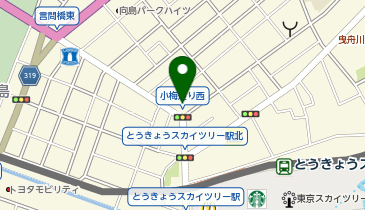 ヒュンダイ東京墨田の地図画像