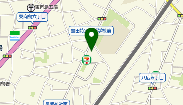 ネッツトヨタ東都株式会社墨田向島店の地図画像