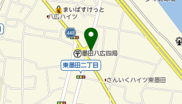 福島寝具店の地図画像