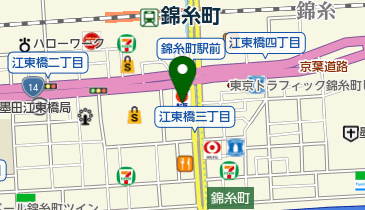 株式会社山七食品の地図画像