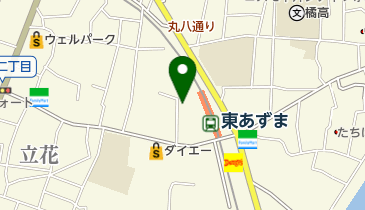 宇田川動物病院の地図画像