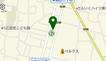 ひらの動物病院の地図画像