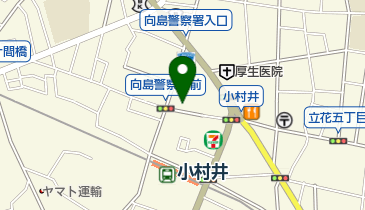 一松硝子株式会社の地図画像