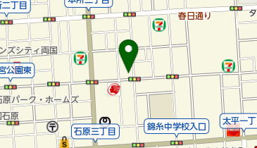 島谷ニツト裁断の地図画像