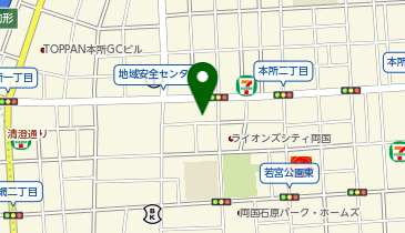 荒井湯の地図画像