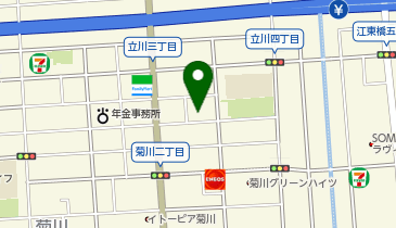 高砂湯の地図画像