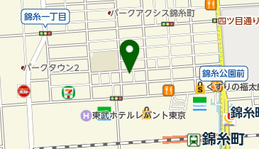 オカダ理容室の地図画像