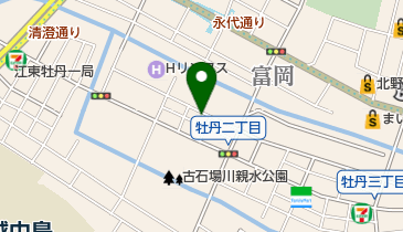 中野マツサージの地図画像