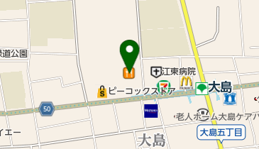 株式会社インテリア館イシバシ大島店の地図画像