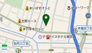 上野印刷株式会社の地図画像