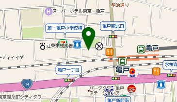 江東区 亀戸文化センターの地図画像