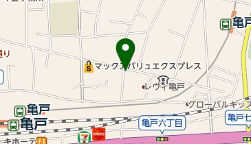 極真会館城東支部亀戸北道場の地図画像