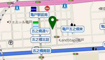 極真会館城東支部郷田道場の地図画像
