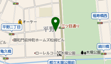 東京洋紙株式会社 平野配送センターの地図画像