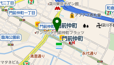 シーボン.フェイシャリストサロン門前仲町店の地図画像