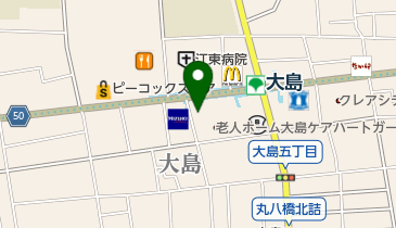 ひろの呉服店の地図画像