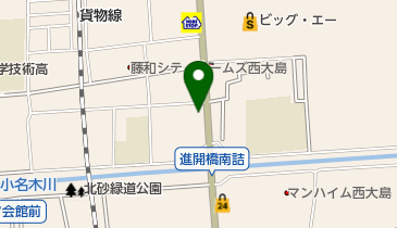 たけのこ整骨院の地図画像