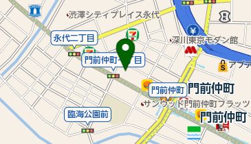 アップルマインド 門前仲町店の地図画像