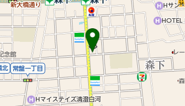 動物愛護医院の地図画像