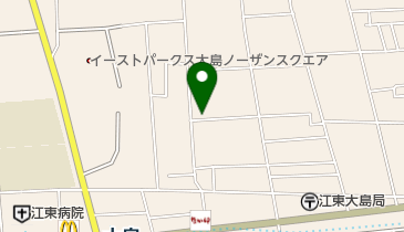 美容室ラピス大島店の地図画像