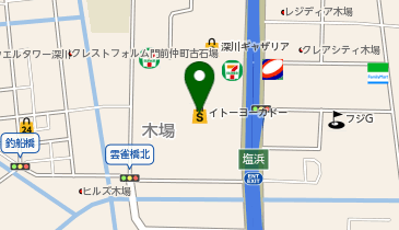 ジュエリーツツミ 木場店の地図画像
